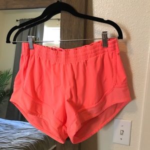Lucy hot pink workout shorts